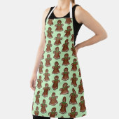 Frohe Weihnachts-Lebkuchen Lady Holiday Cookie Schürze (InSitu)