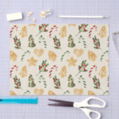 Frohe Weihnachts-Lebkuchen, Mistletoe, Pi Seidenpapier (Handwerk)