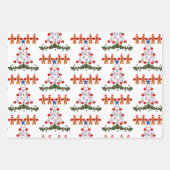 Frohe Weihnachts-Lebkuchen-Packpapier Blätter (Vorderseite 3)