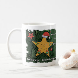 Frohe Weihnachts-Lebkuchenstar Kaffeetasse