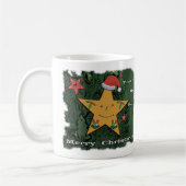 Frohe Weihnachts-Lebkuchenstar Kaffeetasse (Links)