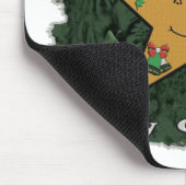 Frohe Weihnachts-Lebkuchenstar Mousepad (Ecke)