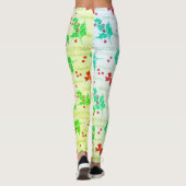 Frohe Weihnachts-Leggings Leggings (Rückseite)