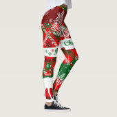 Frohe Weihnachts-Leggings Leggings (Rechts)
