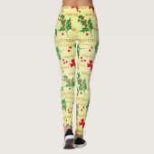 Frohe Weihnachts-Leggings Leggings (Rückseite)