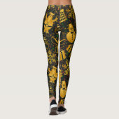 Frohe Weihnachts-Leggings Leggings (Rückseite)