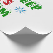 Frohe Weihnachts-Liebe Behalte uns warm Geschenkpapier (Ecke)