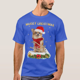 Frohe Weihnachts-Liebe Chihuahua, Chihuahua tragen T-Shirt