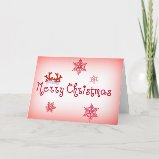 Frohe Weihnachts-Liebe Feiertagskarte (Vorderseite)