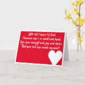 Frohe Weihnachts-Liebe Karte (Gelbe Blume)