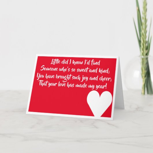 Frohe Weihnachts-Liebe Karte (Vorderseite)