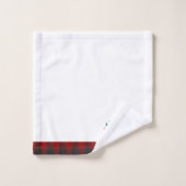 Frohe Weihnachts-Lieferwagen und Baum Badhandtuch Set (Waschlappen)