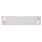 Frohe Weihnachts-LKW und Hirsche Mittlerer Tischlä Kurzer Tischläufer (Horizontal)