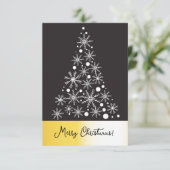 Frohe Weihnachts-Lux-Karte RSVP Karte (Stehend Vorderseite)