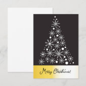 Frohe Weihnachts-Lux-Karte RSVP Karte (Vorne/Hinten)