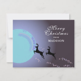 Frohe Weihnachts-Magische Rentierschrift