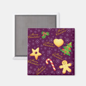 Frohe Weihnachts Magnet (Vorderseite/Rückseite)