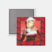 Frohe Weihnachts Magnet (Vorderseite/Rückseite)