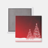 Frohe Weihnachts Magnet (Vorderseite/Rückseite)
