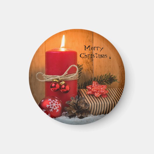 Frohe Weihnachts Magnet (Vorne)