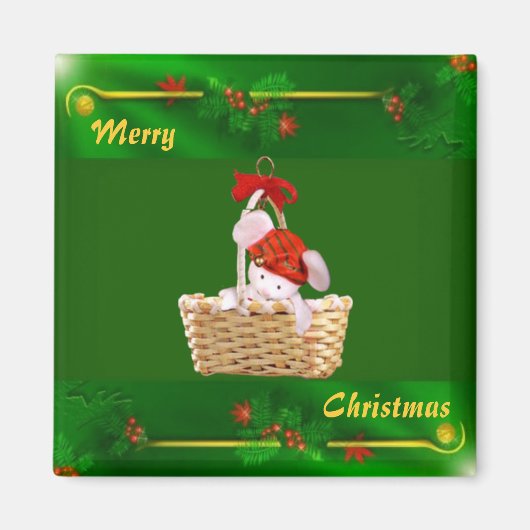 Frohe Weihnachts Magnet (Vorne)