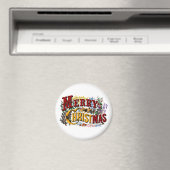 Frohe Weihnachts Magnet (In Situ (Geschirrspüler))