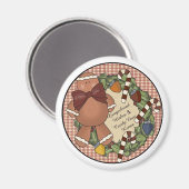 Frohe Weihnachts Magnet (Vorderseite/Rückseite)
