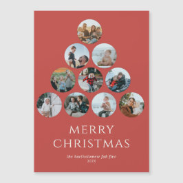 Frohe Weihnachts Magnet 10 Fotos Rot