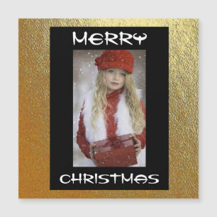 Frohe Weihnachts-Magnet-Karte Magnetkarte