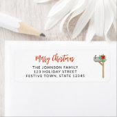 Frohe Weihnachts-Mailbox-Rücksendeadresse (Insitu)