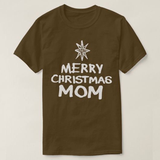Frohe Weihnachts-Mama B T-Shirt (Design vorne)