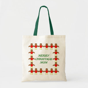 Frohe Weihnachts-Mama Custom Robin Geschenktasche Tragetasche