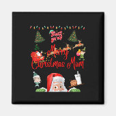 Frohe Weihnachts-Mama Magnet (Vorne)