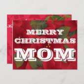 Frohe Weihnachts-Mama Postcard Feiertagspostkarte (Vorne/Hinten)