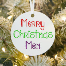 Frohe Weihnachts-Mama Reversible Ornament