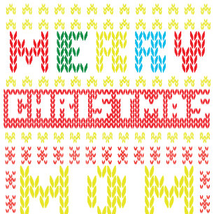 Frohe Weihnachts-Mama Ugly Christmas Design T-Shirt