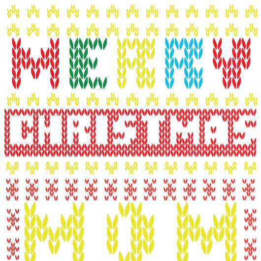 Frohe Weihnachts-Mama Ugly Christmas Design T-Shirt