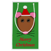 Frohe Weihnachts-Maus Custom Geschenktasche Kleine Geschenktüte (Vorderseite)