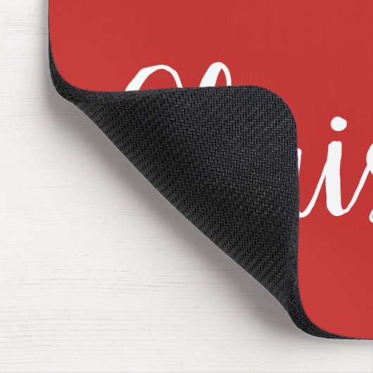 Frohe Weihnachts-Maus Pad Mousepad (Ecke)