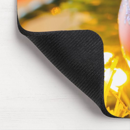 Frohe Weihnachts-Maus Pad Mousepad (Ecke)