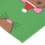 Frohe Weihnachts-Maus Tablecloth Tischdecke (Schrägansicht)