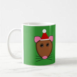Frohe Weihnachts-Maus-Tasse Kaffeetasse