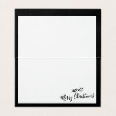 Frohe Weihnachts-Mini-Karten personalisieren indiv (Innenseite Aufgefaltet)