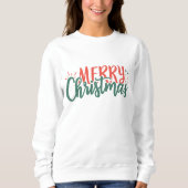 Frohe Weihnachts-Minimalisten Weihnachten Sweatshi Sweatshirt (Vorderseite)
