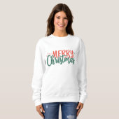 Frohe Weihnachts-Minimalisten Weihnachten Sweatshi Sweatshirt (Vorne ganz)