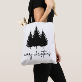 Frohe Weihnachts-minimalistische Feiertage Jahresz Tasche