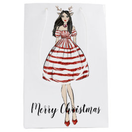 Frohe Weihnachts-Mittags-Geschenktasche Mittlere Geschenktüte