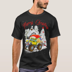 Frohe Weihnachts-Monster-LKW mit T-Shirt