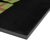 Frohe Weihnachts Monster Truck Kleinkind Boys Xmas Schneidebrett (Ecke)