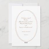 Frohe Weihnachts-Moodboard-Foto Feiertagskarte (Rückseite)